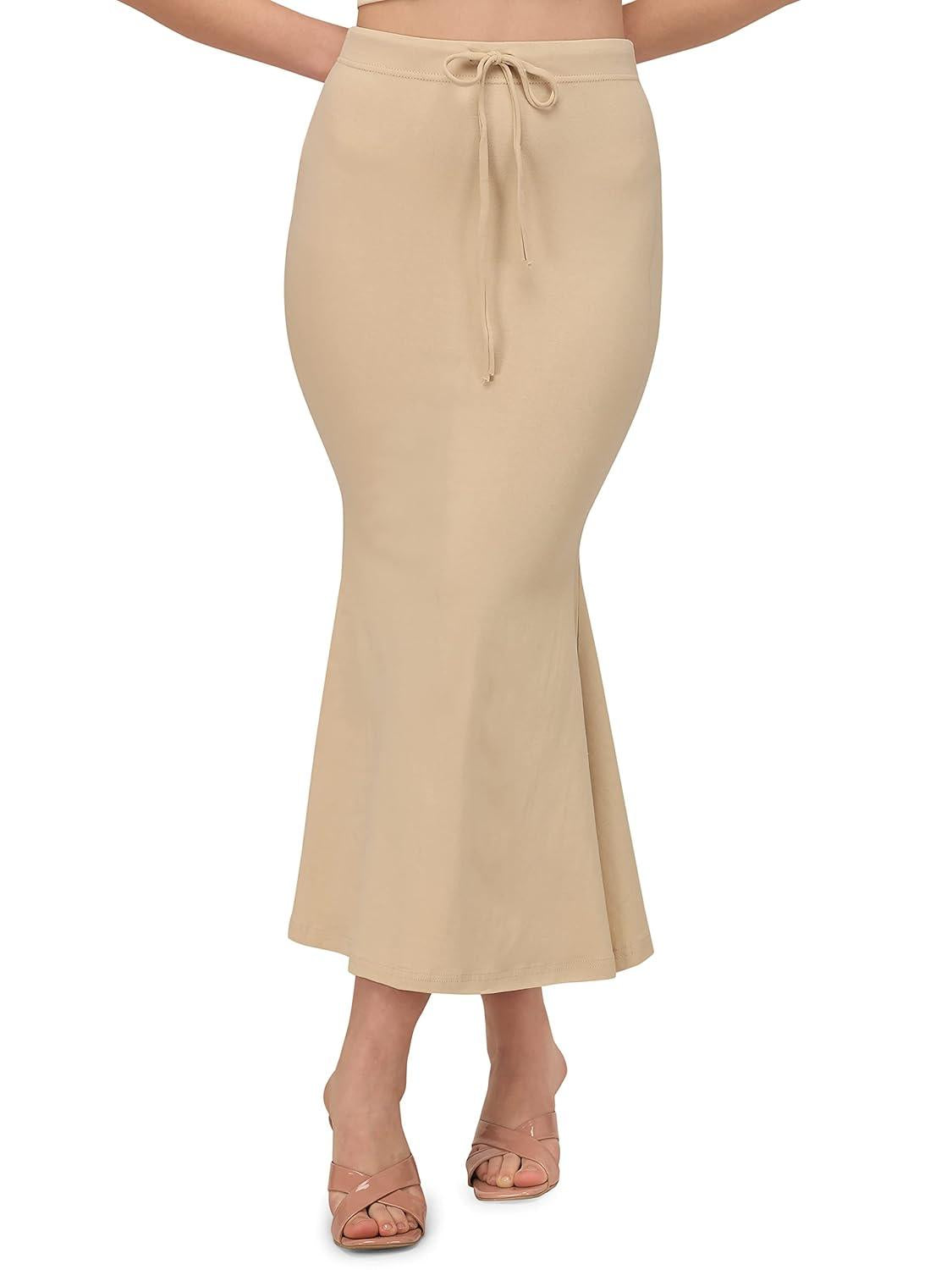 Mehrang Lycra Saree Shapewear Petticoat for Women | Comfortable Slimming Undergarment