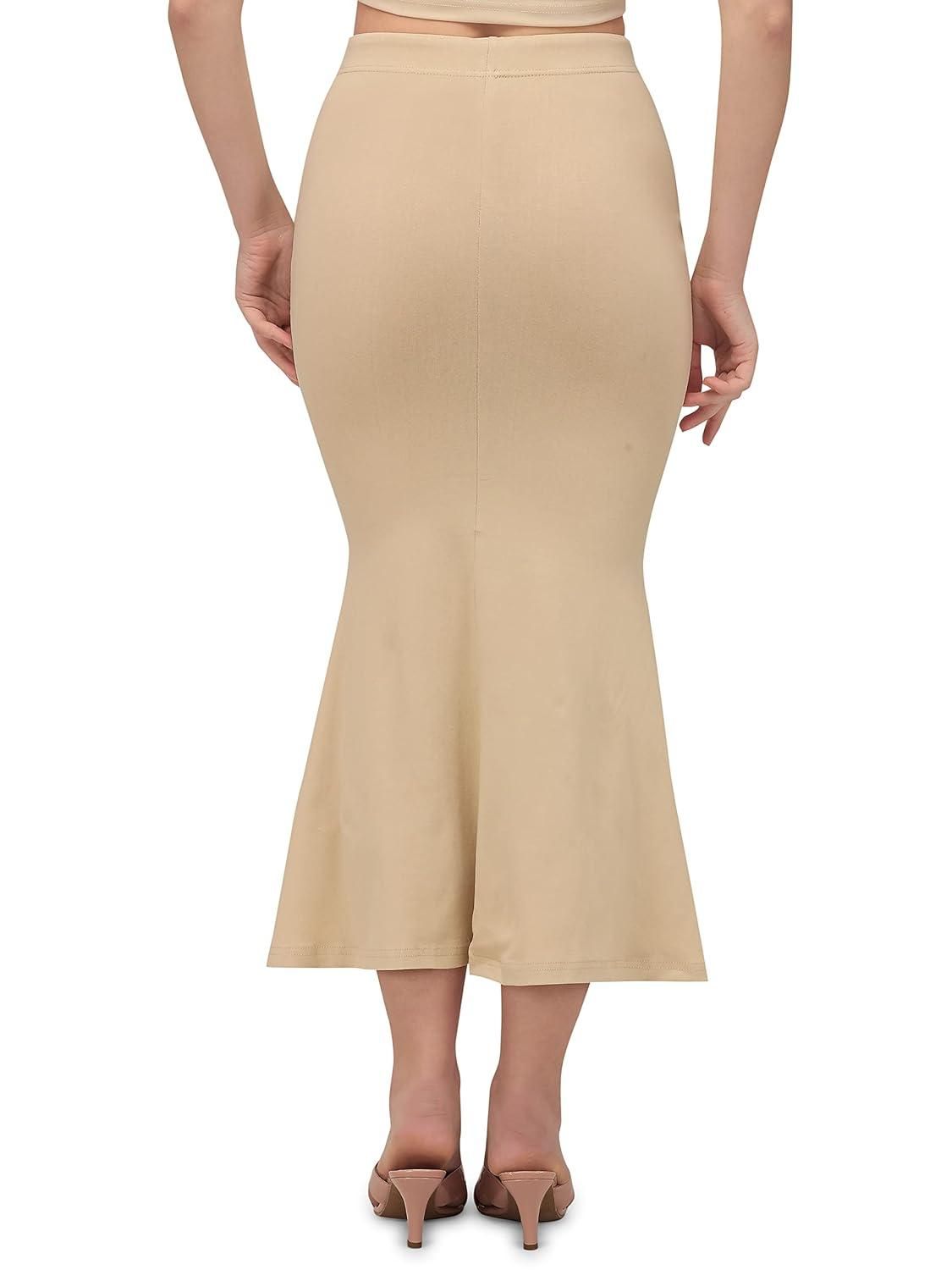 Mehrang Lycra Saree Shapewear Petticoat for Women | Comfortable Slimming Undergarment