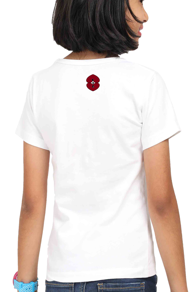 Racing-Themed Kids' Round Neck Half Sleeve Classic Tee | 'Fire in You, Fire on Wheel' Graphic Design