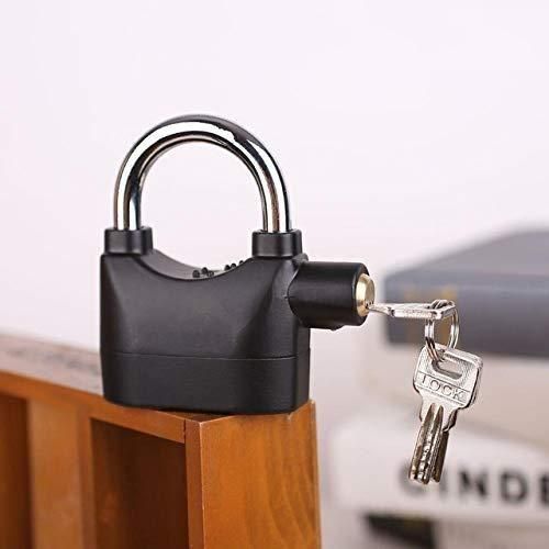 Motion Sensor Security Padlock with Siren Alarm | High-Grade Steel, Weatherproof Lock