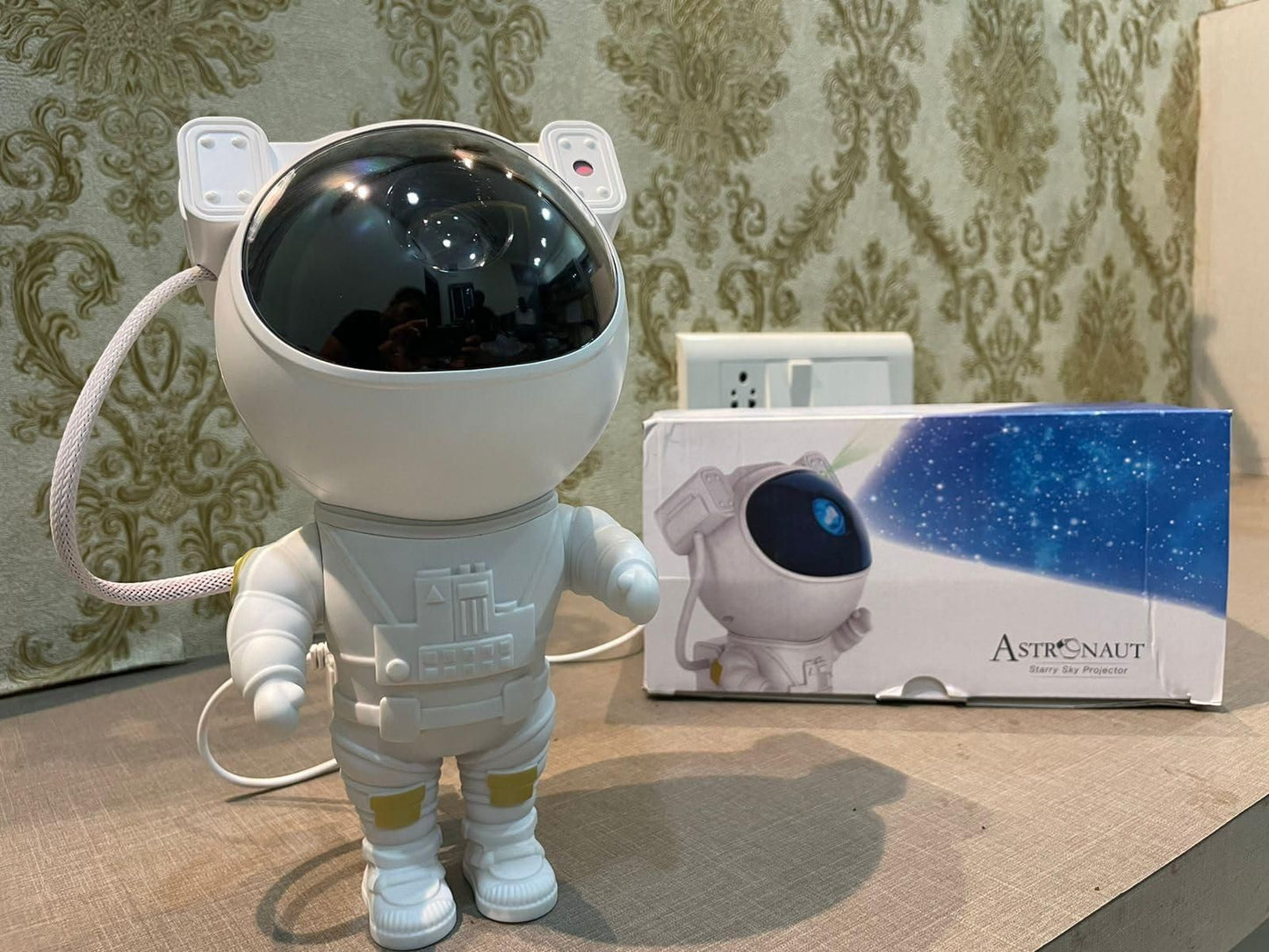 Astronaut Galaxy Projector with 360-Degree Magnetic Head Rotation | Remote Control | Creates a Starry Night Sky